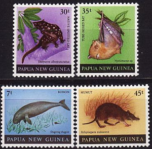 Папуа Новая Гвинея, 1980, Фауна, 4 марки